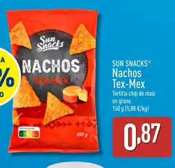 ALDI SUN SNACKS Nachos Tex-Mex oferta