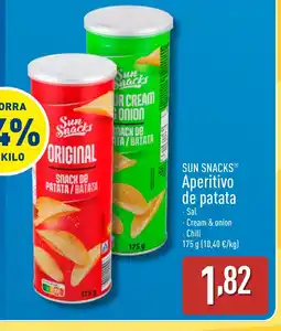 ALDI SUN SNACKS Aperitivo de patata oferta