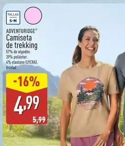 ALDI ADVENTURIDGE Camiseta de trekking oferta