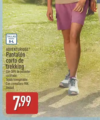 ALDI ADVENTURIDGE Pantalón corto de trekking oferta