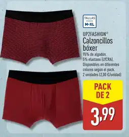 ALDI UP2FASHION Calzoncillos bóxer oferta