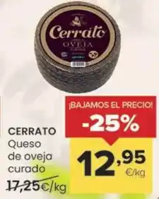 Autoservicios Familia Cerrato - queso de oveja curado oferta