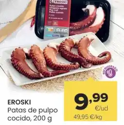Autoservicios Familia Eroski - patas de pulpo cocido oferta