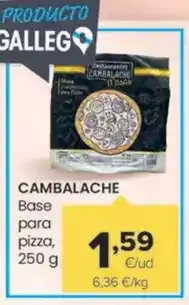 Autoservicios Familia Cambalache - base para pizza oferta