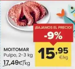 Autoservicios Familia Moitomar - pulpo oferta