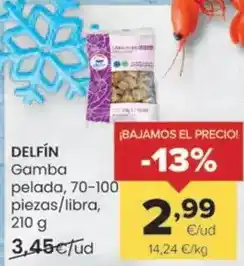 Autoservicios Familia Delfín - gamba pelada oferta