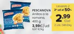 Autoservicios Familia Pescanova - anillos a la romana oferta