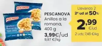 Autoservicios Familia Pescanova - anillos a la romana oferta