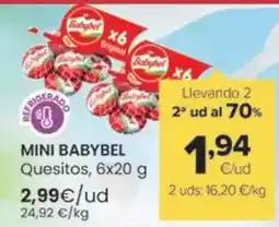 Autoservicios Familia Babybel - mini quesitos oferta