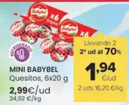 Autoservicios Familia Babybel - mini quesitos oferta