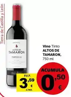 Masymas Altos de tamarón - vino tinto oferta