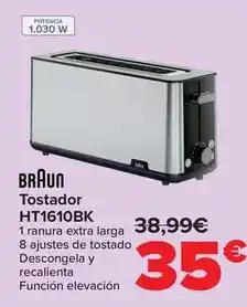 Carrefour Braun - tostador ht1610bk oferta