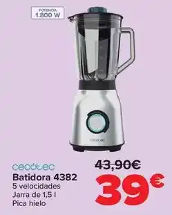 Carrefour Cecotec - batidora 4382 oferta