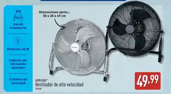 ALDI AMBIANO Ventilador de alta velocidad oferta