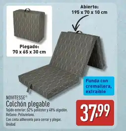 ALDI NOVITESSE Colchón plegable oferta