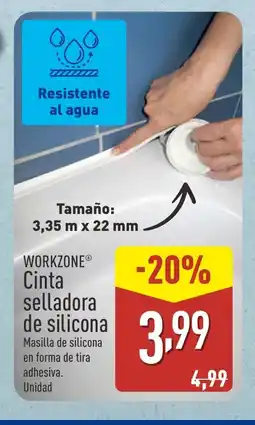 ALDI WORKZONE Cinta selladora de silicona oferta