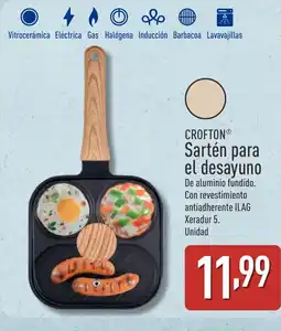ALDI CROFTON Sartén para el desayuno oferta