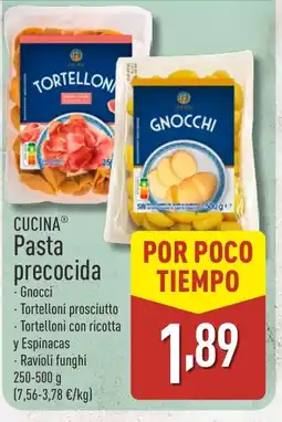 ALDI CUCINA Pasta precocida oferta
