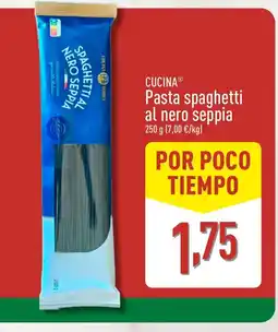 ALDI CUCINA Pasta spaghetti al nero seppia oferta