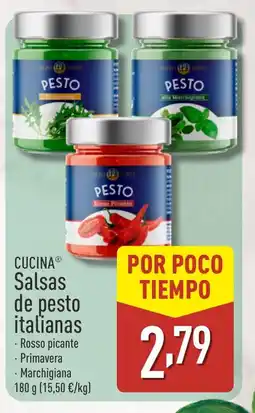ALDI CUCINA Salsas de pesto italianas oferta