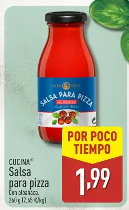 ALDI CUCINA Salsa para pizza oferta