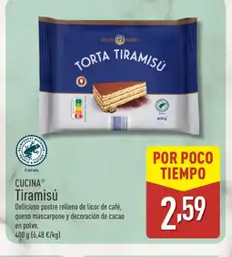 ALDI CUCINA Tiramisú oferta