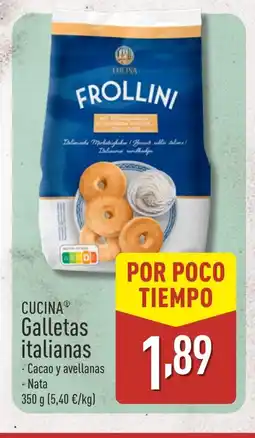 ALDI CUCINA Galletas italianas oferta