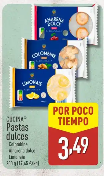 ALDI CUCINA Pastas dulces oferta