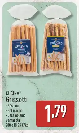 ALDI CUCINA Grissotti oferta