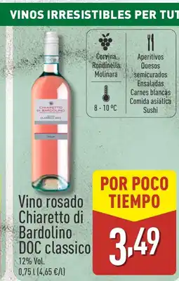 ALDI Vino rosado Chiaretto di Bardolino DOC classico oferta