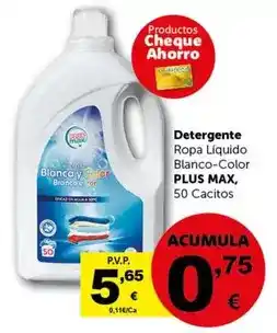 Masymas Plus - detergente ropa liquido blanco-color oferta