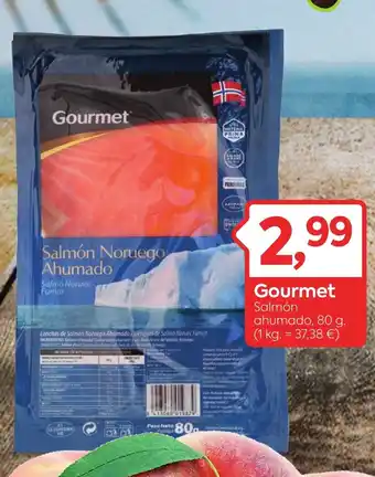 Suma Supermercados GOURMET Salmón ahumado oferta