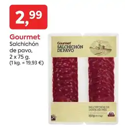 Suma Supermercados GOURMET Salchichón de pavo oferta
