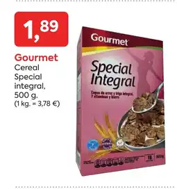 Suma Supermercados GOURMET Cereal Special integral oferta