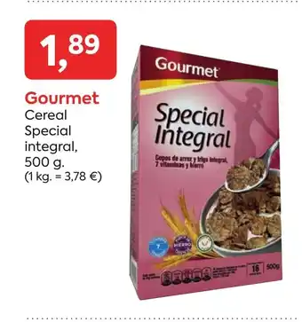 Suma Supermercados GOURMET Cereal Special integral oferta