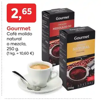 Suma Supermercados GOURMET Café molido natural o mezcla oferta