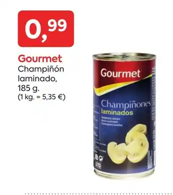 Suma Supermercados GOURMET Champiñón laminado oferta