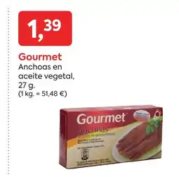 Suma Supermercados GOURMET Anchoas en aceite vegetal oferta