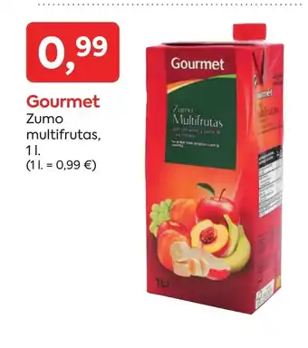 Suma Supermercados GOURMET Zumo multifrutas oferta