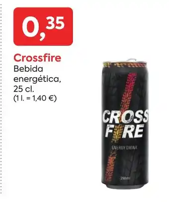 Suma Supermercados CROSSFIRE Bebida energética oferta