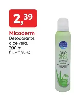 Suma Supermercados MICADERM Desodorante aloe vera oferta