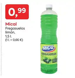 Suma Supermercados MICAL Fregasuelos limón oferta