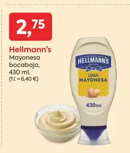 Suma Supermercados HELLMANN'S Mayonesa bocabajo oferta
