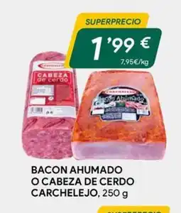 Masymas Bacon ahumado o cabeza de cerdo carchelejo oferta