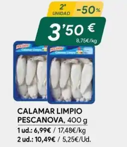 Masymas PESCANOVA Calamar limpio oferta
