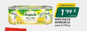 Masymas BONDUELLE Maíz dulc oferta