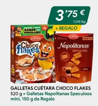 Masymas Galletas cuétara choco flakes oferta