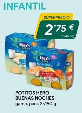 Masymas Potitos hero buenas noches oferta