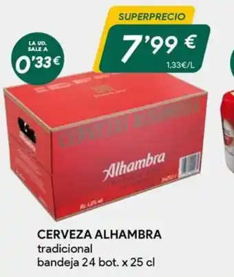 Masymas ALHAMBRA Cerveza oferta