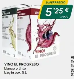 Masymas Vino el progreso oferta